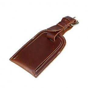 Genuine Leather Luggage Bag Tags