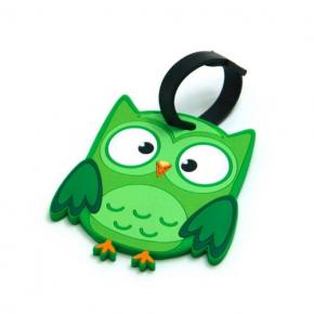 Owl Traveler Luggage Tag