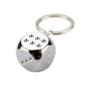 3D Dice Shape Key Chain 