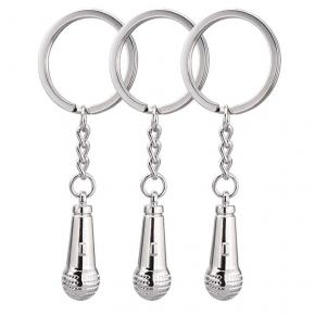 Musical Instrument Microphone Keychain
