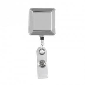 Custom Square Metal Retract Badge Holders
