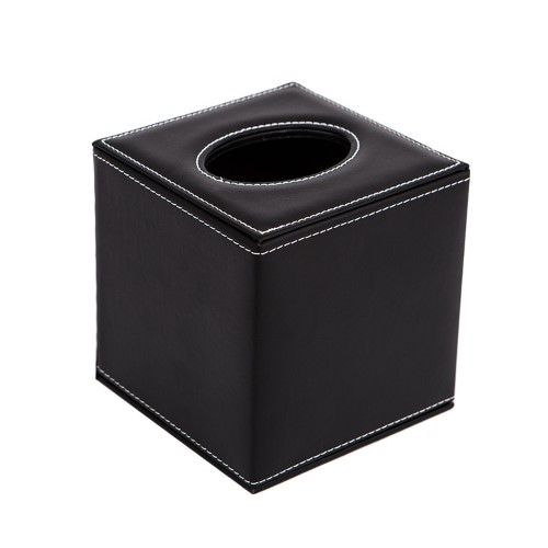 Square PU Leather Creative Tissue Box