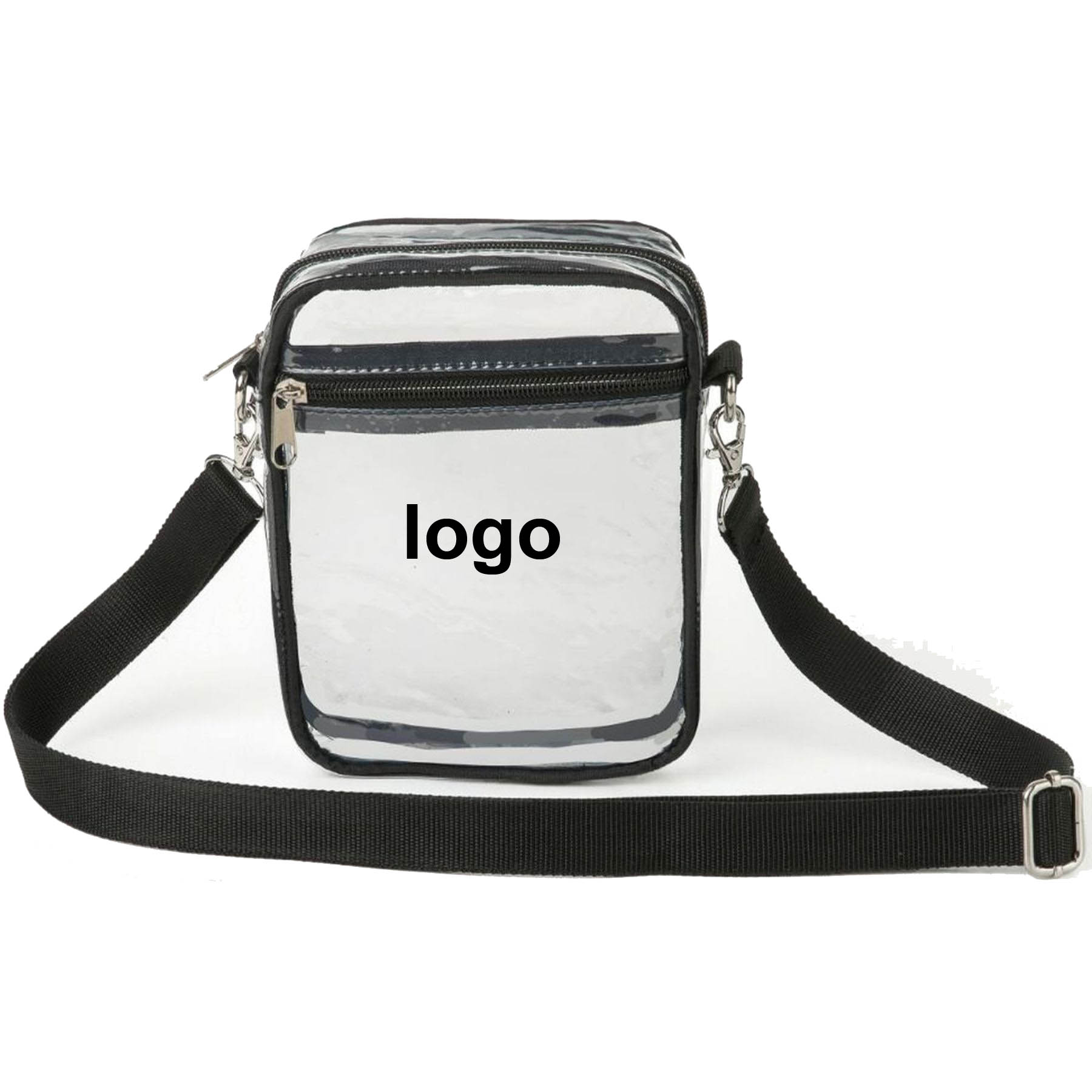 Clear Transparent PVC Crossbody Stadium Bag