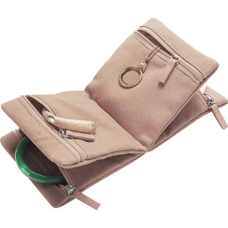 Velvet Travel Jewelry Organizer