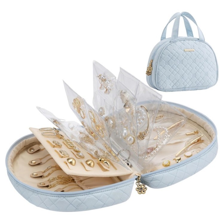 Modern Pink Ring Jewelry Bag