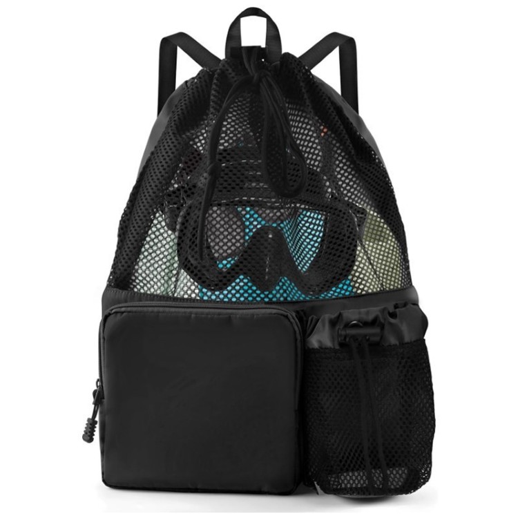 Lightweight Mesh Drawstring Backpack 
