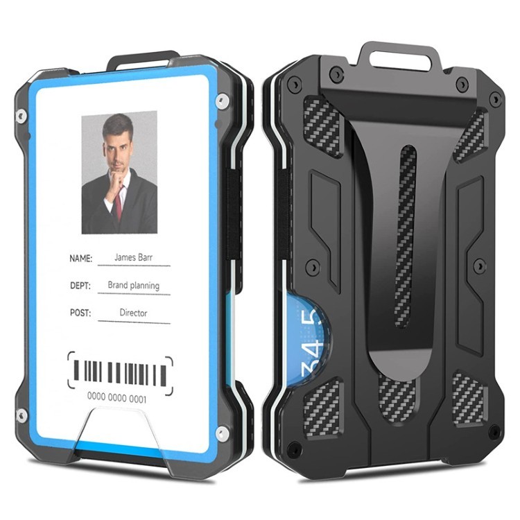 Custom LOGO Automatic Pop up Bank Card Holder 