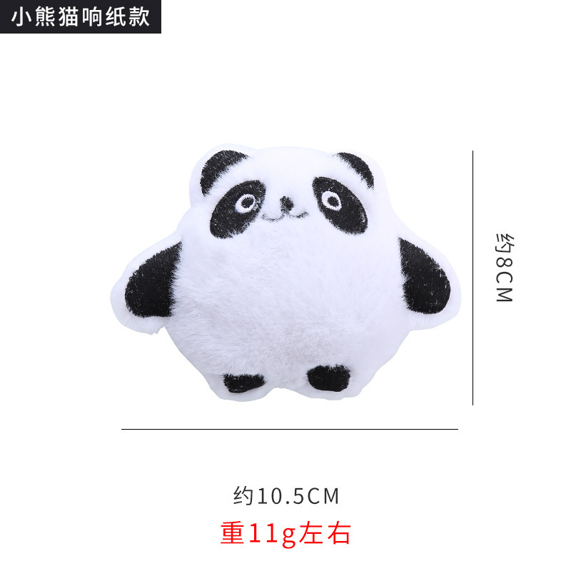 Skin Friendly Plush Cartoon Animal Shape Stuffed Cat Toy