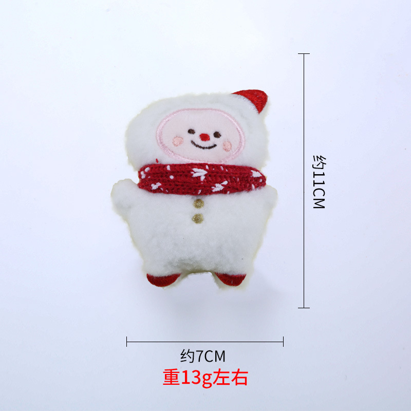 Christmas Kitten Cat Toy Plush Eco-friendly Squeaky Chew Toys